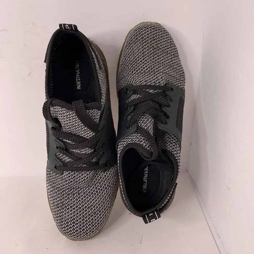 New Indestructible Ryder‎ Steel Toe Work Sneakers Size 45 / 11 Gray Black